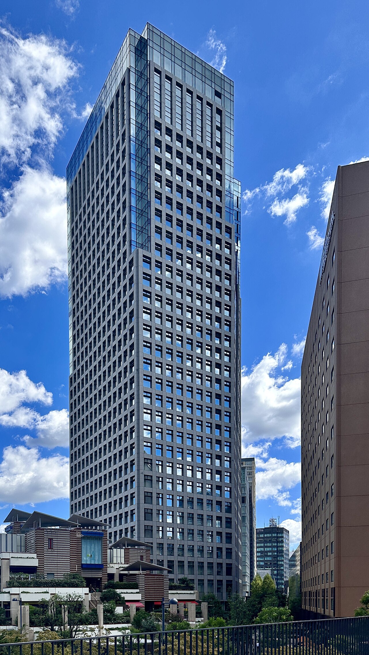 KDDI corporate headquarters building in Tokyo, Japan